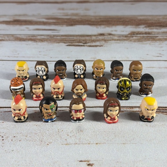 WWE Other - 19pc WWE TeenyMates Series 1 Mini Wrestling Action Figure Lot No Rares